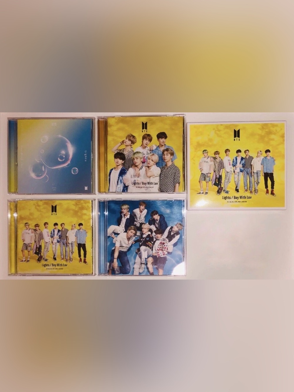 BTS Lights/Boy With Luv BOXSET (All Versions)